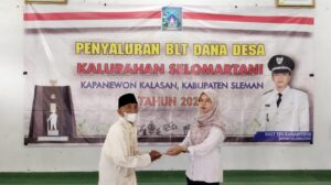 Pembagian BLT Dana Desa Bulan Oktober – November oleh Pemerintah Kalurahan Selomartani