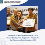 Pemerintah Kabupaten Sleman Gelar Penandatanganan Kerjasama Posyanduk dan Serahkan Penghargaan GISA